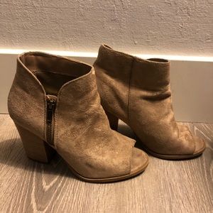 Carlos Santana open toe booties